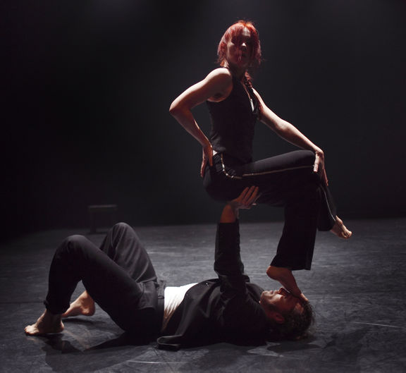 Dance performance DUET 012 at Dance Theatre Ljubljana