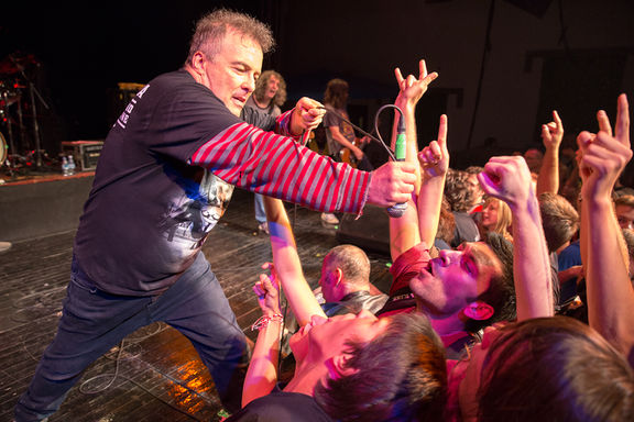 Jello Biafra, preforming at the Trnfest Festival, organised by KUD France Prešeren Arts and Culture Association, 2014.