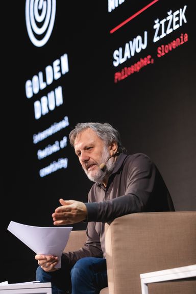 Slavoj Žižek, Golden Drum Award, 2019.