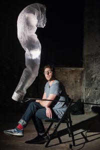 Artist Mike Rijnierse at <!--LINK'" 0:324-->, <!--LINK'" 0:325-->, 2017.