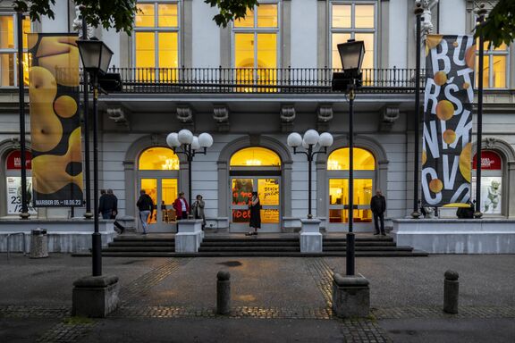 View of the Slovene National Theatre Maribor, the main venue of the 58th Maribor Theatre Festival, 2023. Author: Boštjan Lah