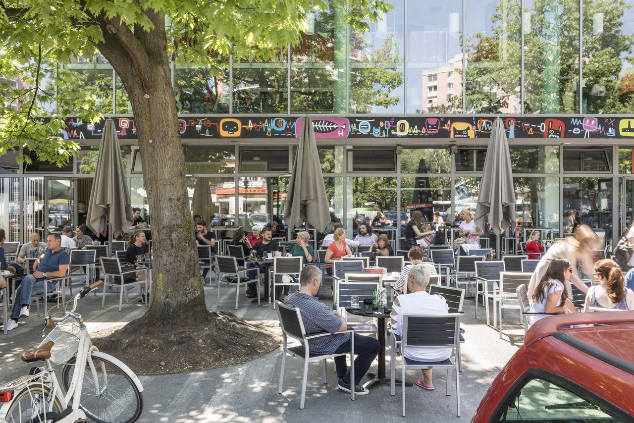 Kino Šiška Centre for Urban Culture 2017 The garden in front of KŠ.jpg