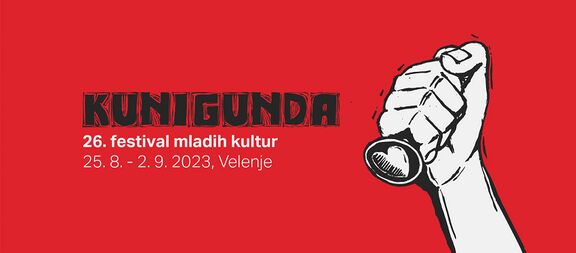 Visual identity for the 26th Kunigunda Festival, 2023. Author: Žiga Gojević