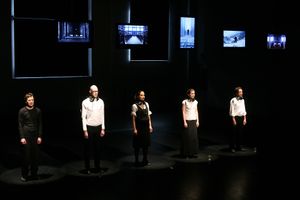 Fourth theatre performance from the series entitled <i>Program!</i> by Janez Janša at Stara Elektrarna - Old Power Station in Ljubljana