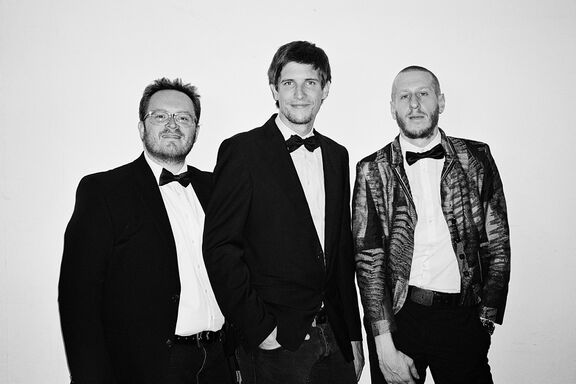 Founders of IGLU Cultural Society: Juš Milčinski, Vid Sodnik and Peter Frankl.