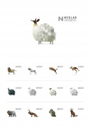 Corporate identity designed by IlovarStritar design studio for Neolab IT company. Because the company creates and connects new web environments the designers concept was to imitate an open, developing ecosystem. 2008