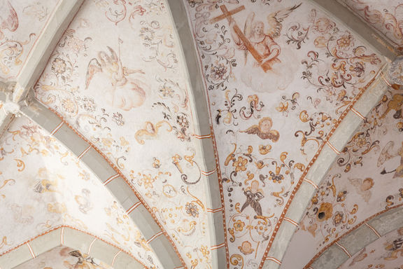 Arch ceiling, Church of St Pancras, Stari trg near Slovenj Gradec, 2019.