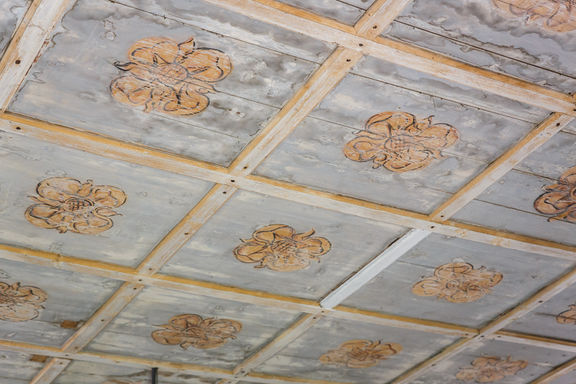 Ceiling, Rotunda of Saint John the Baptist in Muta, 2019.