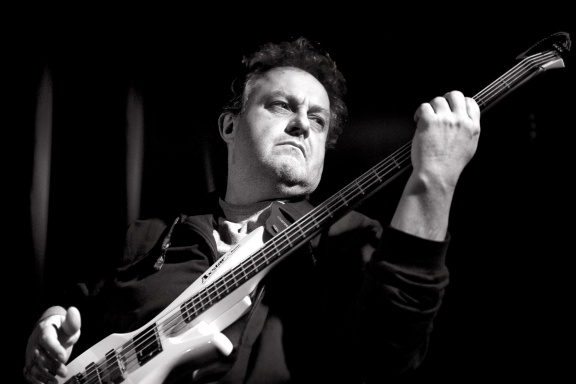 Iztok Vidmar on electric bass, founding member of veteran Slovenian Jazz band Lolita, 2011