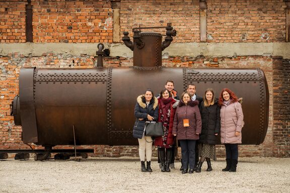 The team of Iskriva Institute at the Old Ironworks in Ravne na Koroškem, 2025.