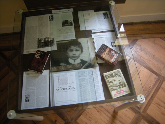 Louis Adamic Memorial Room 2010 Cabinet Photo Alenka Pirman.JPG