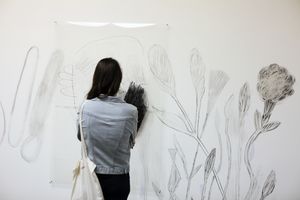 <!--LINK'" 0:299--> (alias Mina Fina) solo exhibition <i>This Mess We're In</i> at the <!--LINK'" 0:300-->, Ljubljana, 2014.
