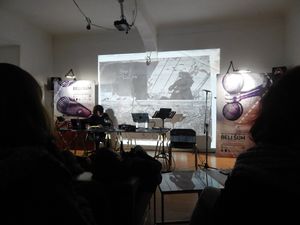 The Greek artist Maria Papadomanolaki performing at <!--LINK'" 0:777-->, 2013