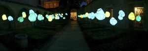 <i>Into the Blu</i>, a light garden by the Swiss artist Sophie Guyot, <!--LINK'" 0:591-->, 2011