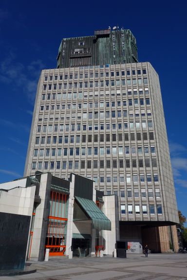 TR3 Gallery in TR3 building next to the Cankarjev dom, Cultural and Congress Centre, 2013