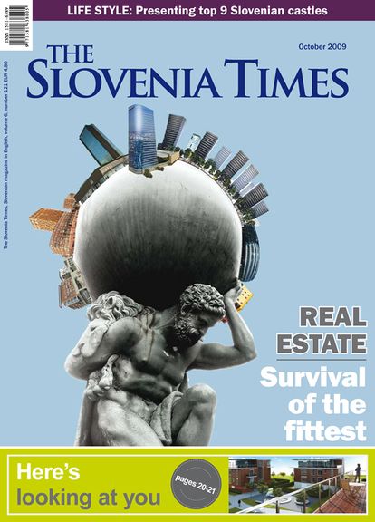 Cover of The Slovenia Times magazine, No. 121, October 2009