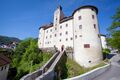 Idrija Municipal Museum 2017 View of Gewerkenegg Castle Photo Bojan Tavcar.jpg