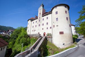 View of Gewerkenegg Castle, the central location of the <!--LINK'" 0:10-->. Author: Bojan Tavčar
