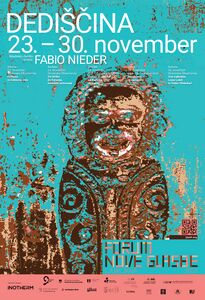 New Music Forum poster, 2024. Design: Boštjan Pavletič (Rostfrei)