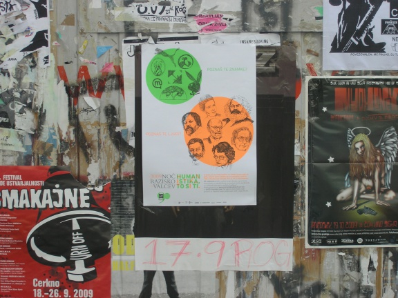 Campaign created for the Faculty of Arts, University of Ljubljana by Poper Studio, 2009