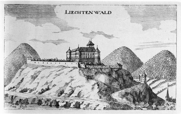 Sevnica Castle veduta, 1681.