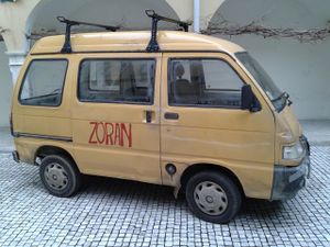 The vehicle featured in <i>Zoran, moj nečak idiot</i>, winner of the <!--LINK'" 0:605--> for Best Art Direction and multiple awards at the Venice Film Festival, coproduced by <!--LINK'" 0:606--> (SI) and Transmedia (IT), 2013