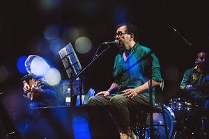 Band <!--LINK'" 0:81--> at a concert in the atrium of <!--LINK'" 0:82-->, <!--LINK'" 0:83--> 2022. Author: Ksenija Mikor