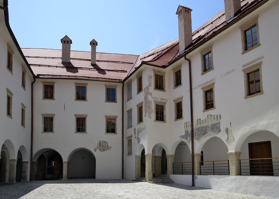 Rajhenburg Castle courtyard, 2012