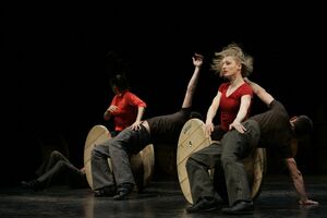 A performance "Glej ga zlomka" by Branko Potočan and <!--LINK'" 0:3--> at the Stara Elektrarna - Old Power Station venue.