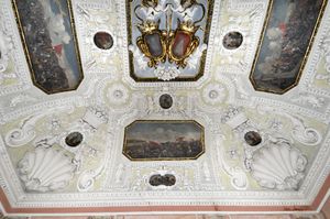 Ceiling of the tower hall at the <i>Grm Castle</i> in Novo Mesto, <!--LINK'" 0:43-->