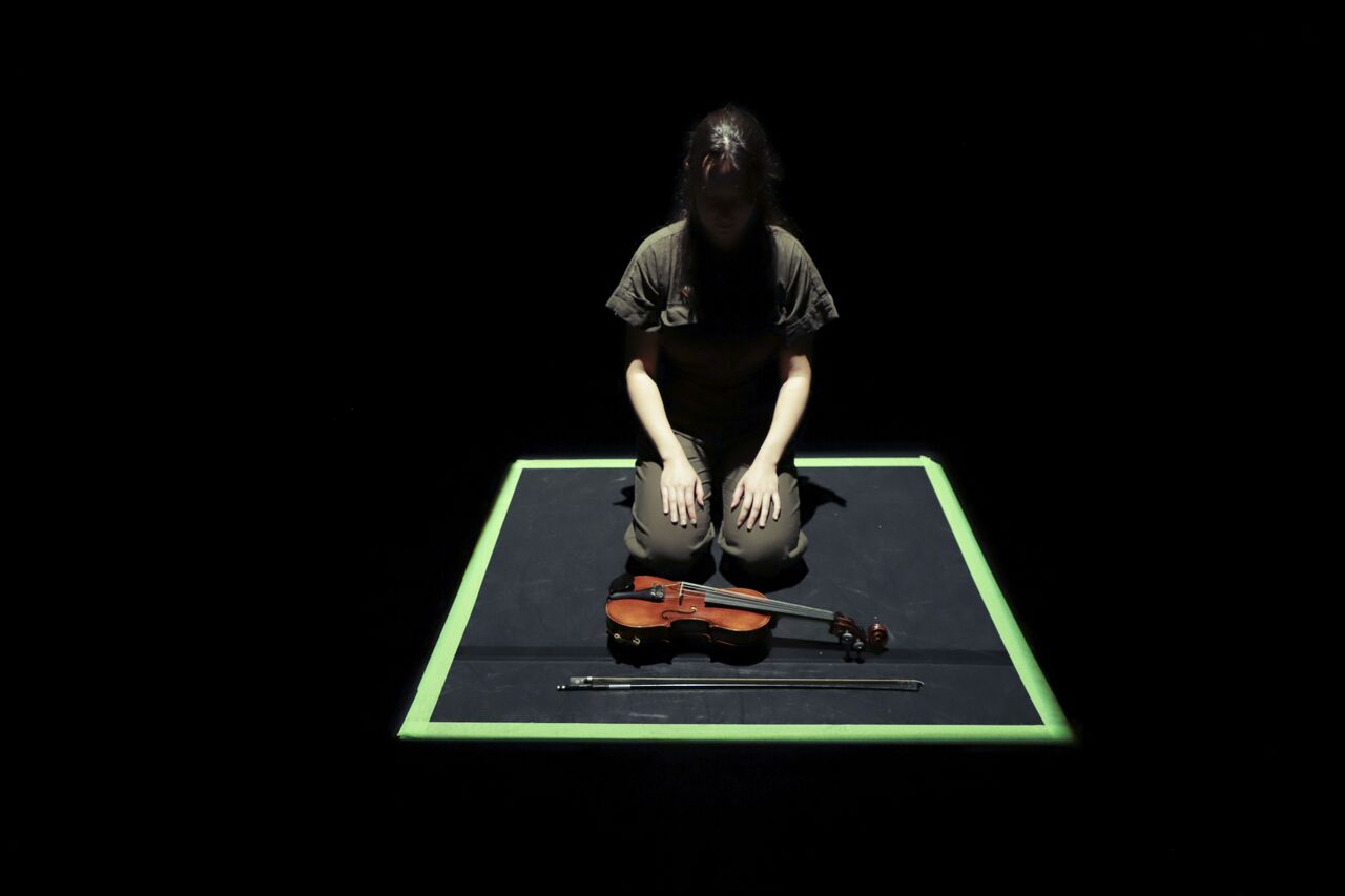 The performance Screaming Spring at the festival Future=Now!, 2023.