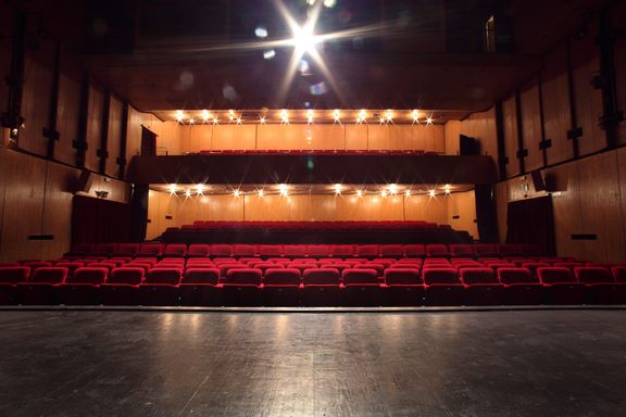 The main hall auditorium of the Španski borci Culture Centre.