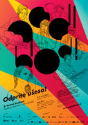 The Godibodi Festival poster, designed by David Fartek, ArnoldVuga Studio, 2015