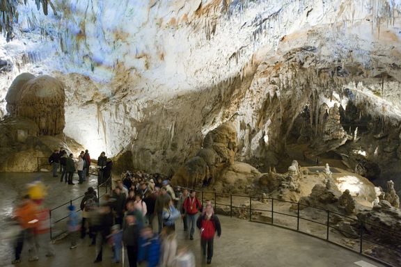 Postojna Cave, the way to Concert hall, 2007