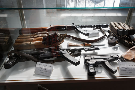 Park of Military History Pivka 2020 Yugoslav submachine guns Photo Kaja Brezocnik.jpg