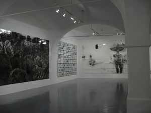 <i>zgodbe od nikoder</i> [Stories from Nowhere], solo exhibition by <!--LINK'" 0:377--> at <!--LINK'" 0:378-->, October 2008
