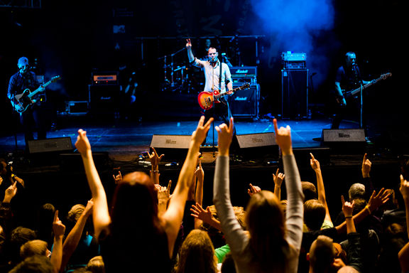 Siddharta performing in the Project R.E.M. organised by the Embassy of the United States of America in Slovenia, 2012