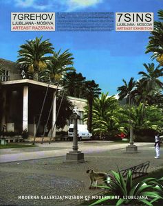 <i>7 sins - Ljubljana – Moscow</i> exhibition catalogue cover, <!--LINK'" 0:167-->, 2004