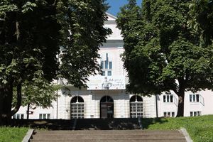 A Baroque <!--LINK'" 0:60--> in park Tivoli in Ljubljana, since 1951 housing the <!--LINK'" 0:61-->, 2014.