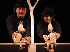 <i>Ti loviš</i> [You Catch] written by <!--LINK'" 0:10--> and directed by <!--LINK'" 0:11-->, who created the puppets and set design, toured internationally. Produced by <!--LINK'" 0:12--> and <!--LINK'" 0:13--> in 2012.