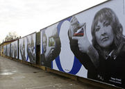 Street billboards from Delo's promotional campaign, 2010