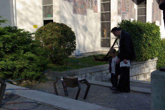 The Araneus Machinamentum exhibition by artist Thomas Frierrs at the Speculum Artium Festival in Trbovlje, 2011