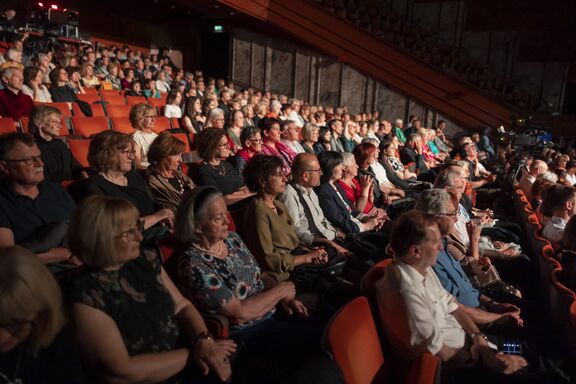 Audience at the 58th Maribor Theatre Festival, 2023. Author: Boštjan Lah