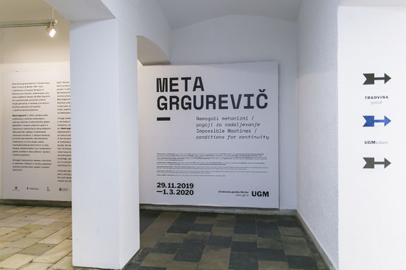 Impossible Machines, an exhibition by Meta Grgurevič at Maribor Art Gallery, 2020.