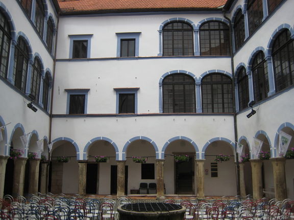 Courtyard of Sevnica Castle.