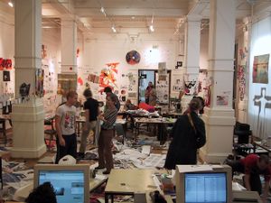 David Carson's <i>Paganini of Typography</i>, a creative workshop/exhibition in the <!--LINK'" 0:88-->, <!--LINK'" 0:89-->, Maribor 2002