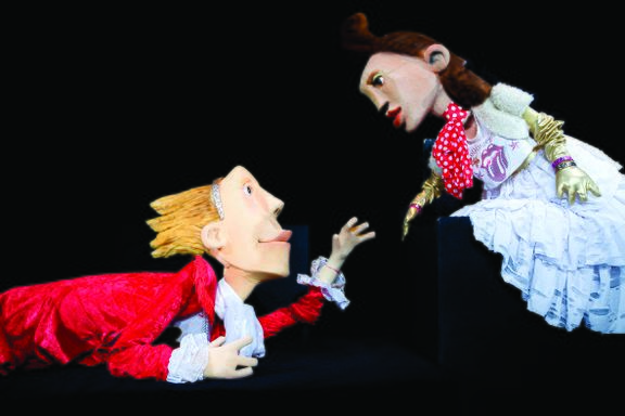 Romeo and Juliet puppetry play directed by Jaka Ivanc, with puppet design by Miha Knific, coproduced by Ljubljana Puppet Theatre and Koper Theatre, 2011