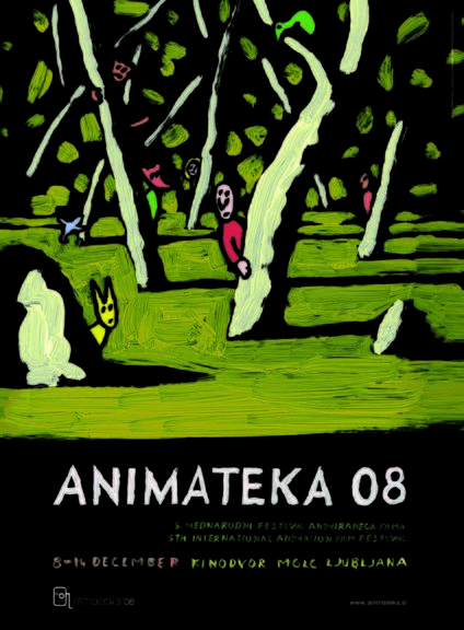 Animateka International Animated Film Festival poster, 2008