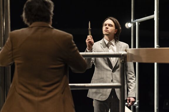 Scene from the existentialist play No Exit by Jean-Paul Sartre, directed by Mateja Kokol, Slovene People’s Theatre (SLG) Celje 2023.