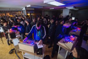 For the <!--LINK'" 0:261-->'s closing night, MoTA opened its new space to the public with the Sonic Pavillion exhibition, 2016.